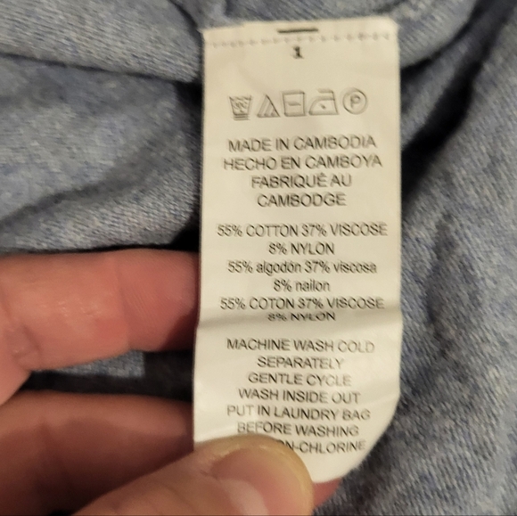 Michael Kors Light Blue  Top, Size Medium - Picture 6 of 6